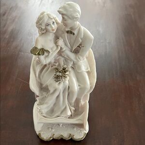Vintage Elegant Porcelain Couple Figurine